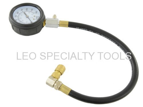 La compresión del motor diesel del cilindro 0-1000psi presión Tester gauge kit