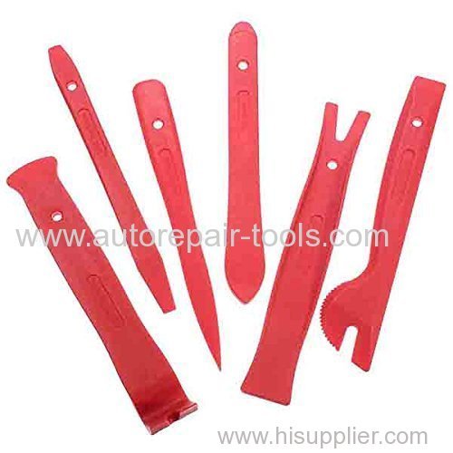 6pcs auto panel de guarnecido de puerta moldeado clip Removal Pry Tools