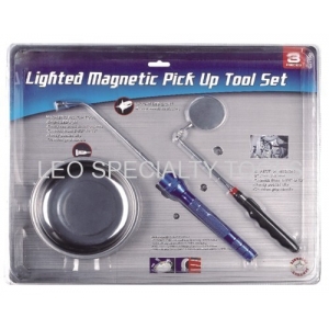3pcs profesional herramienta magnetica incluyen recoger & tray & Mirror