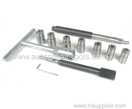 10pcs laser motor diesel Injector asiento claro Repair Tool Set